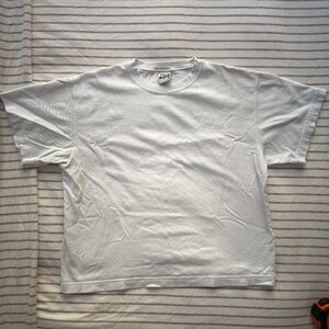 Okay to Rest - White Blank Tee - Size S